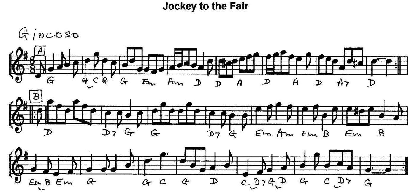 Jockey To The Fair (music)